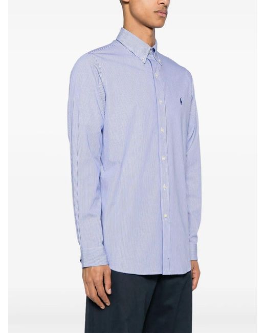 Polo Ralph Lauren Blue Cubdppcs Long Sleeve Sport Shirt for men