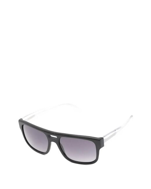 Emporio Armani Gray Acetate Sunglasses for men