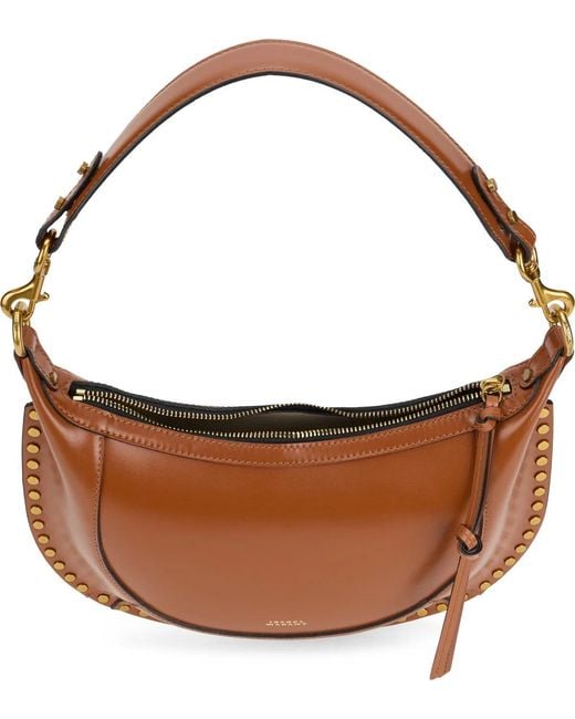 Isabel Marant Brown Oskan Moon Bag