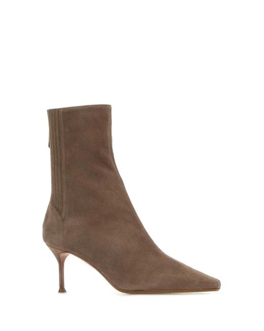 Aquazzura Brown Saint Honoré Bootie 65