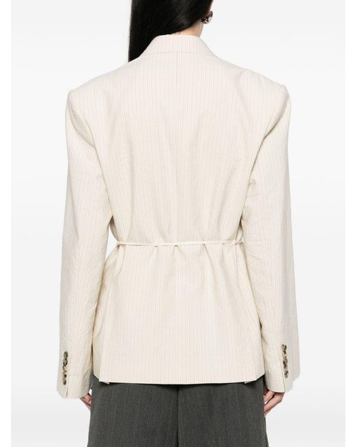 Dries Van Noten Natural Ecru Cotton Jacket