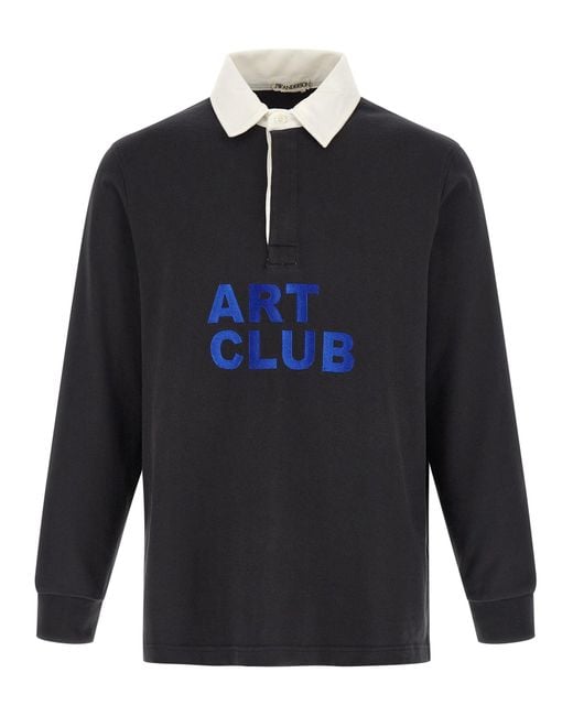 J.W. Anderson Blue Art Club Polo Shirt for men