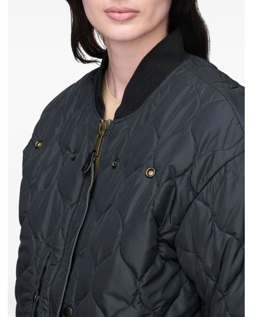 Maison Margiela Black Nylon Bomber Jacket