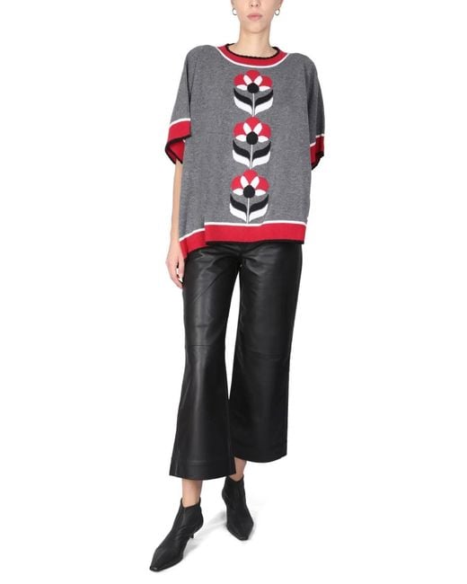 Boutique Moschino Gray Wool Jersey