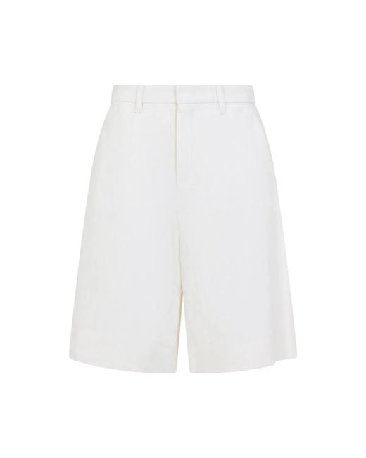 Max Mara White S Max Mara Smmsole Short Trouser