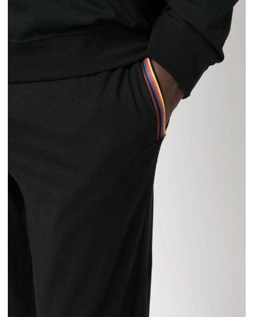 Paul Smith Black Cotton Sweatpants for men