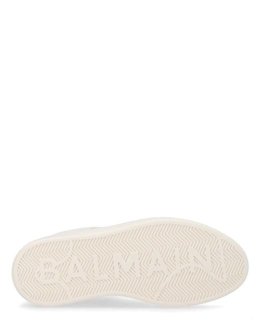 Balmain White Bcourt Sneaker for men