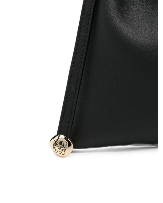 Loewe Black Mini Scarf Leather Shoulder Bag