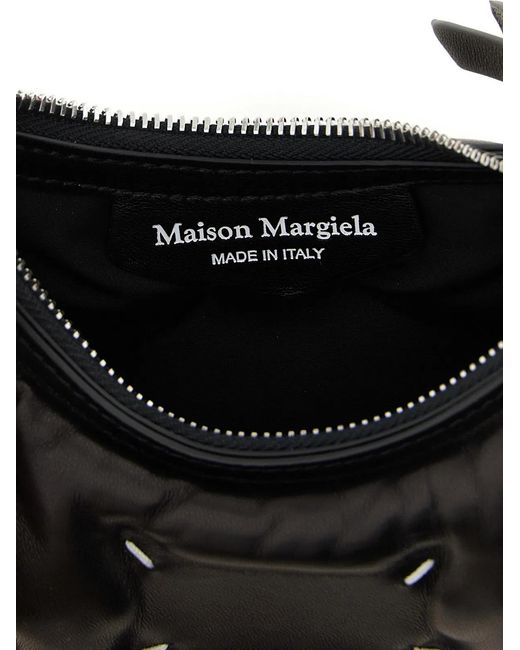 Maison Margiela Black 'Glam Slam Hobo Micro' Shoulder Bag