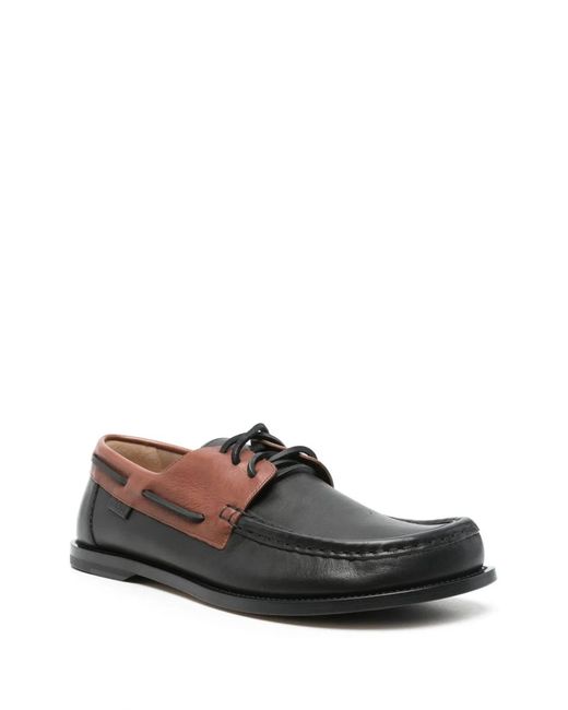 Loewe Brown 'Campo' Boat Shoe for men