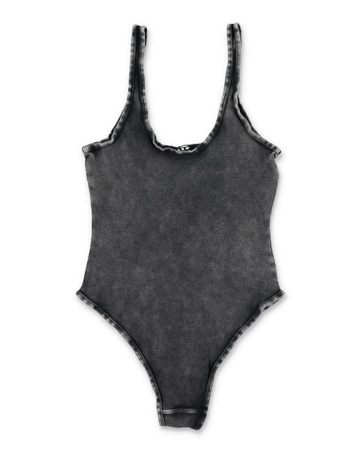 DIESEL Black Maura Rib Bodysuit