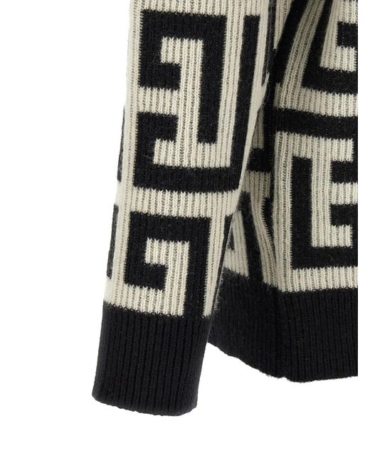 Balmain Black Monogram Macro Cardigan for men