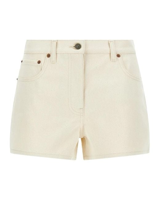 Valentino Garavani Natural Vgold Shorts