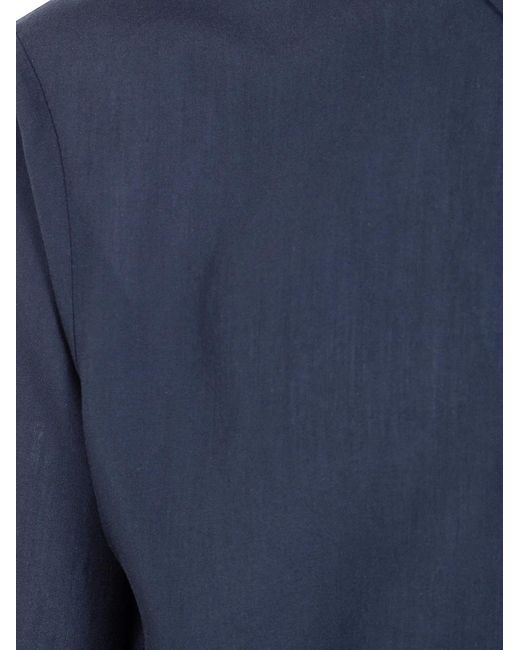 Houdini Sportswear Blue "Tree" Polo Shirt for men