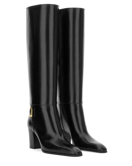 Saint Laurent Black Boot Julia
