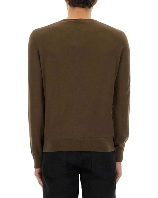 Tom Ford Brown Wool T-Shirts for men