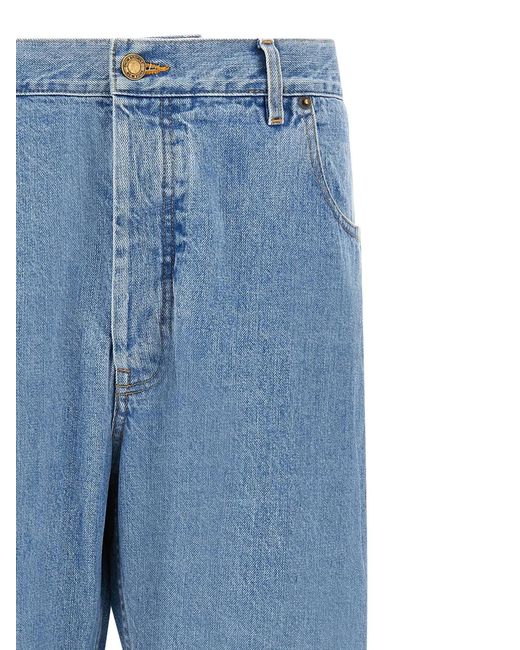 Thom Browne Blue Back Martingale Jeans for men