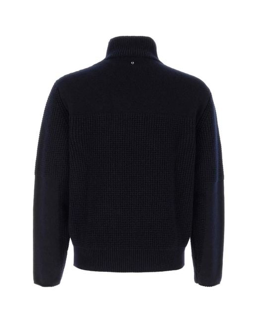 Ferragamo Blue Salvatore Wool Sweater for men