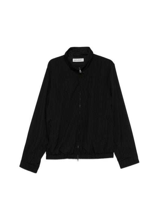 Our Legacy Black Tencel Jacket for men