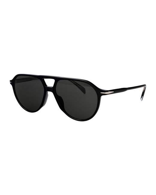 David Beckham Black Acetate Sunglasses for men