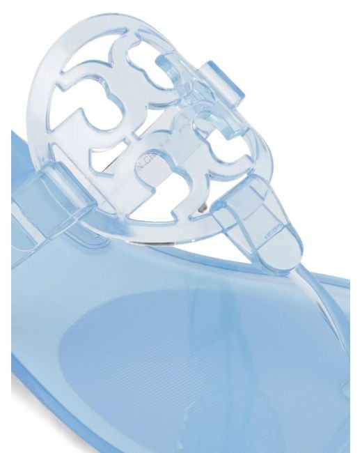 Tory Burch Blue Low Sandal Miller Jelly