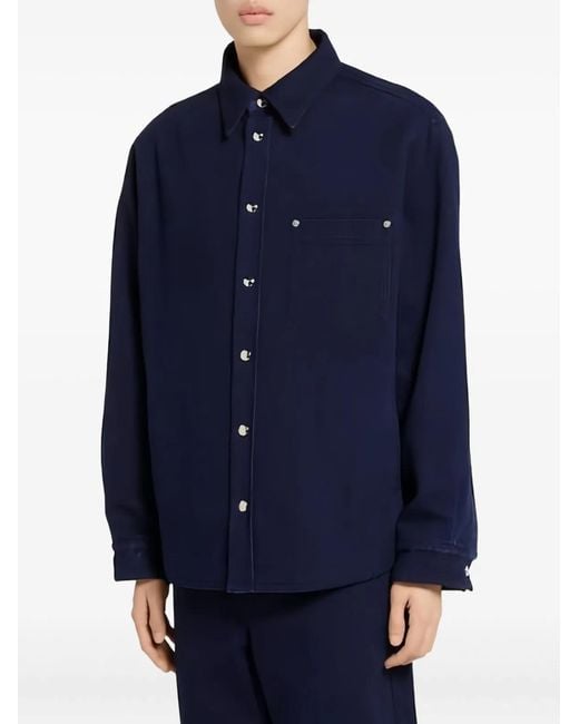 Gucci Blue Dark Denim Jacket for men