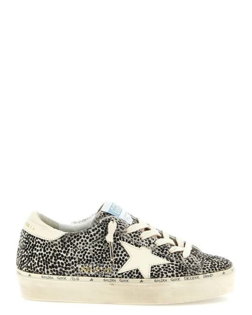 Golden Goose Deluxe Brand White 'Hi Star' Sneakers