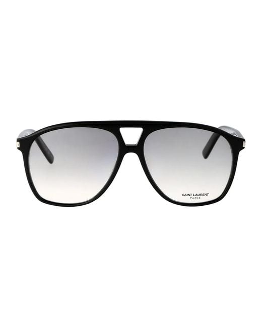Saint Laurent Black Sunglasses Sl 596 Dune 006/14/145
