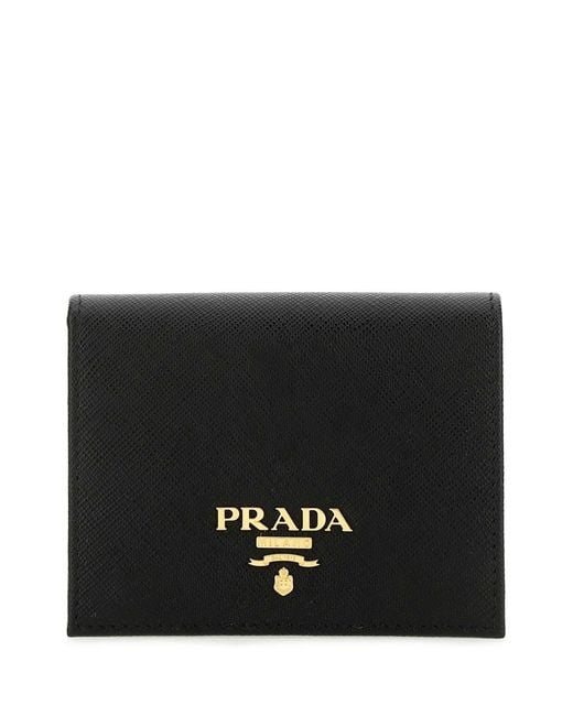 Prada Black Leather Wallet