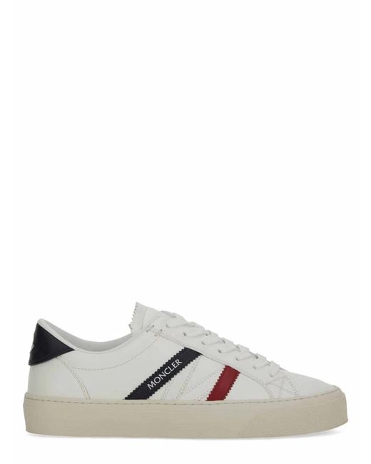 Moncler White "Monaco2" Sneaker