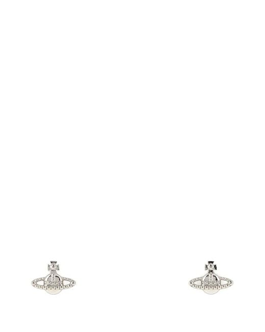 Vivienne Westwood White Farah Earrings