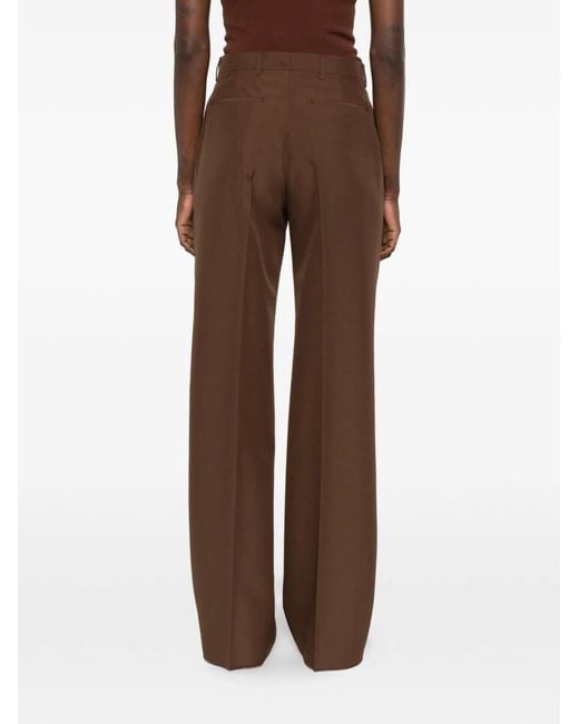 Gucci Brown Polyester Trousers
