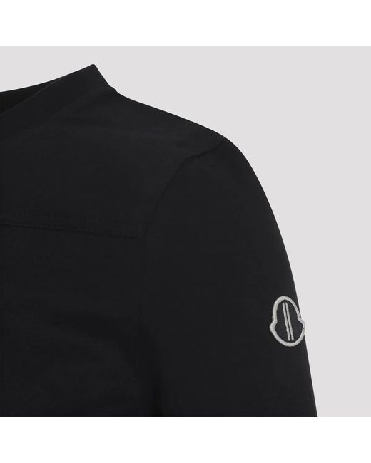 Moncler Black Cotton Sweater for men