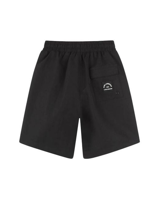 Karl Lagerfeld Black Bermuda