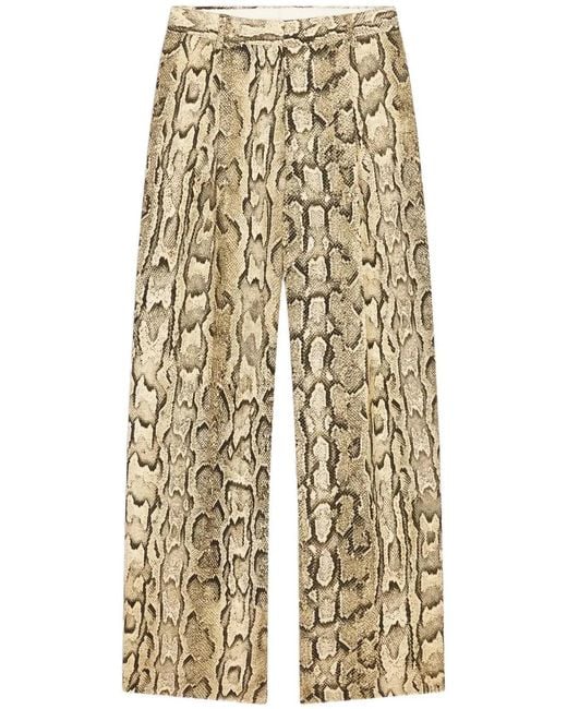 Dries Van Noten Natural Jacquard Pants