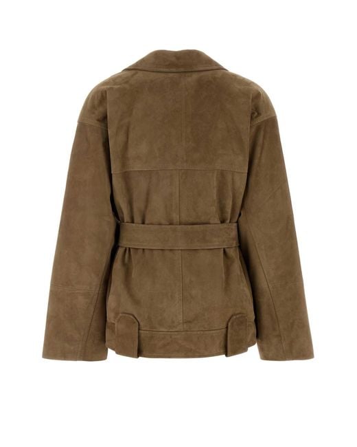 Khaite Brown Alder Jacket