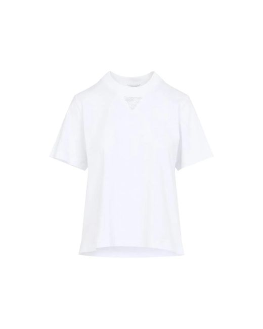 Peserico White Cotton T-Shirt