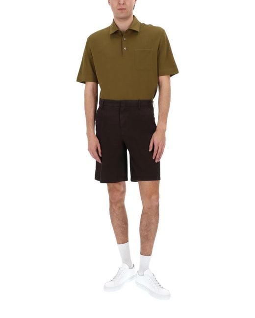 Zegna Black Shorts for men