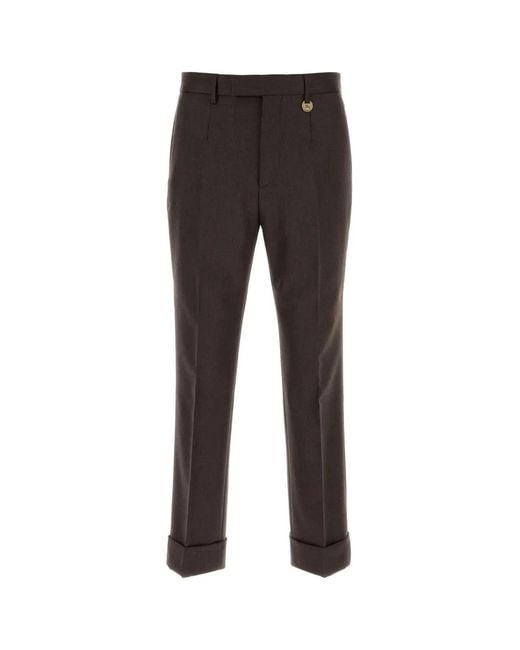 Burberry Black Dark Wool Pant for men