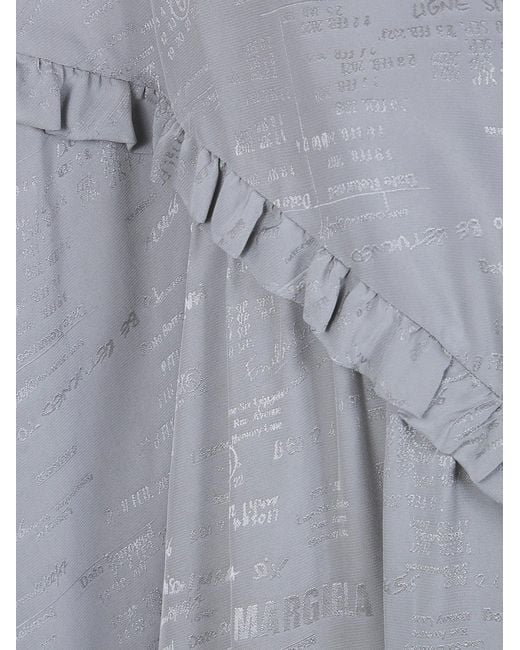 MM6 by Maison Margiela Gray Midi Dress