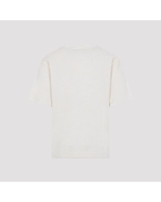 Carhartt White Light Nelson Waffle Cotton T-Shirt for men