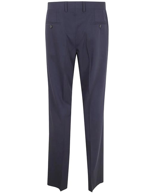 Lardini Blue Classic Trousers for men