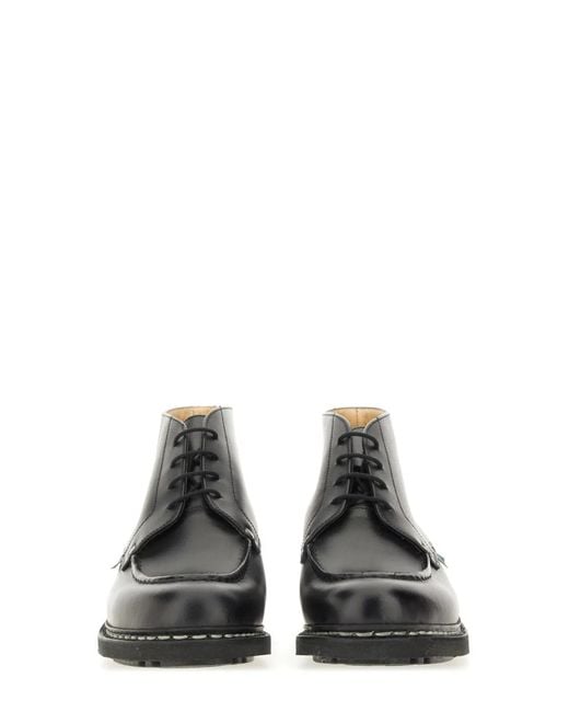 Paraboot Black Leather Boot for men