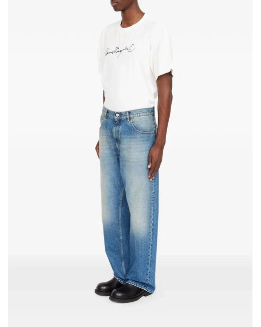 MM6 by Maison Margiela Blue Pants 5 Pocket for men