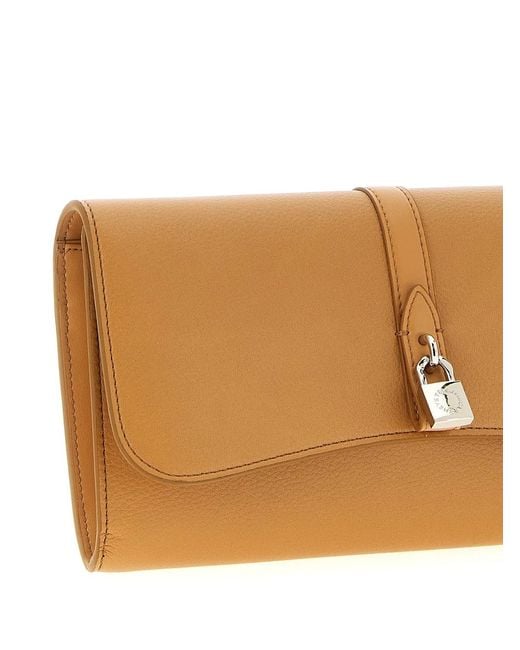 Stella McCartney Orange 'Ryder' Wallet On Chain