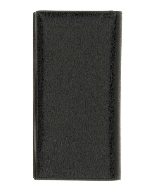 Tom Ford Black Vertical Leather Wallet