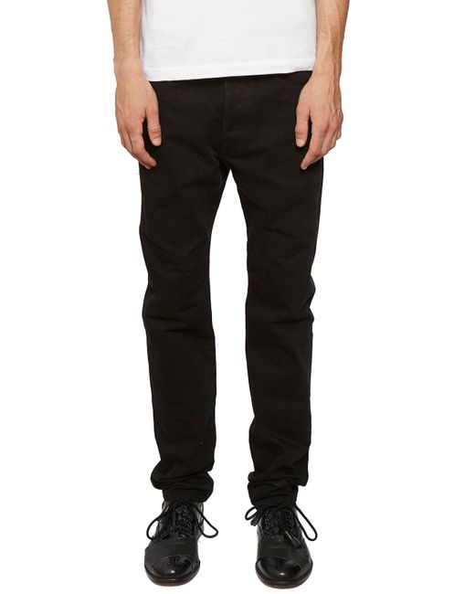 Ambush Black Jeans With Applications for men