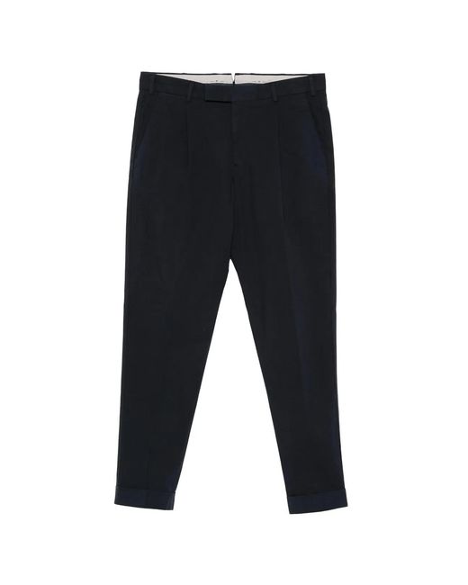 PT Torino Black Rebel Fit Trousers for men