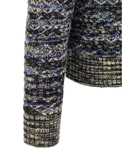 Missoni Gray 3D Processed Sweater for men
