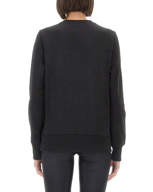 Versace Jeans Couture Black Sweatshirt With Logo